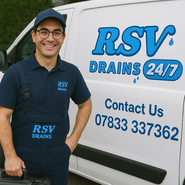 RSV Drains 24-7 is your trusted local drainage contractor. Based in Leicester, we work across Leicestershire. We specialise in emergency drain repairs, blocked drains, blocked toilets and sinks. Our team is equipped with advanced tools to tackle any issue efficiently. We also provide drain lining, manhole unblocking and septic tank emptying, just get in touch.